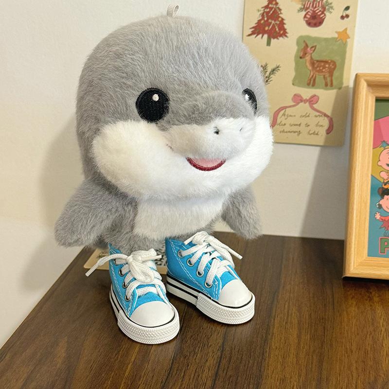 

23cm Tung Tung Tung Sahur Plush Tralalelo Tralala Plush Toys Kawaii Shoe-wearing Shark Italian Brainrot Al Toys Shark Kids Gifts 23cm