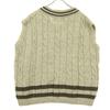 Oldderby Knitwear Long sleeve V neck Knit vest L beige Women Used
