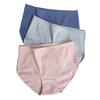 Women's Plus Size Cotton High Waisted Stretch Crotch Panties