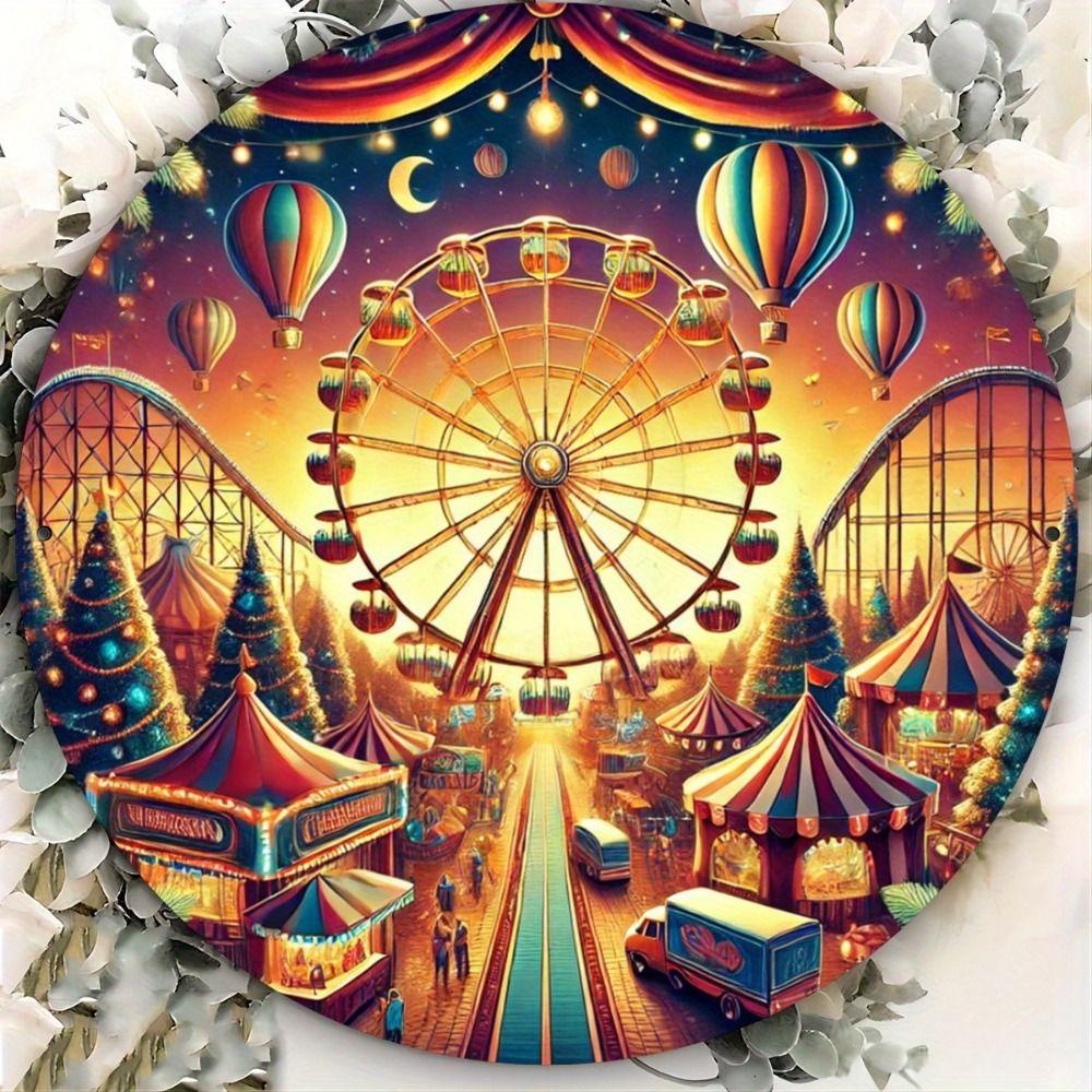 Garage Bar Metal Tin Sign Wall Decor 20x20cm