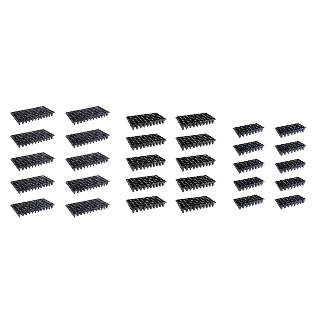 10x Seed Starter Tray 54x28cm Multipurpose PP Material for Hydroponic Germination Accessory