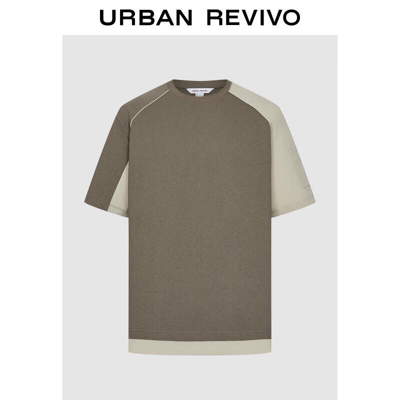 

UR Men s Retro Color Block Short Sleeve T-Shirt S