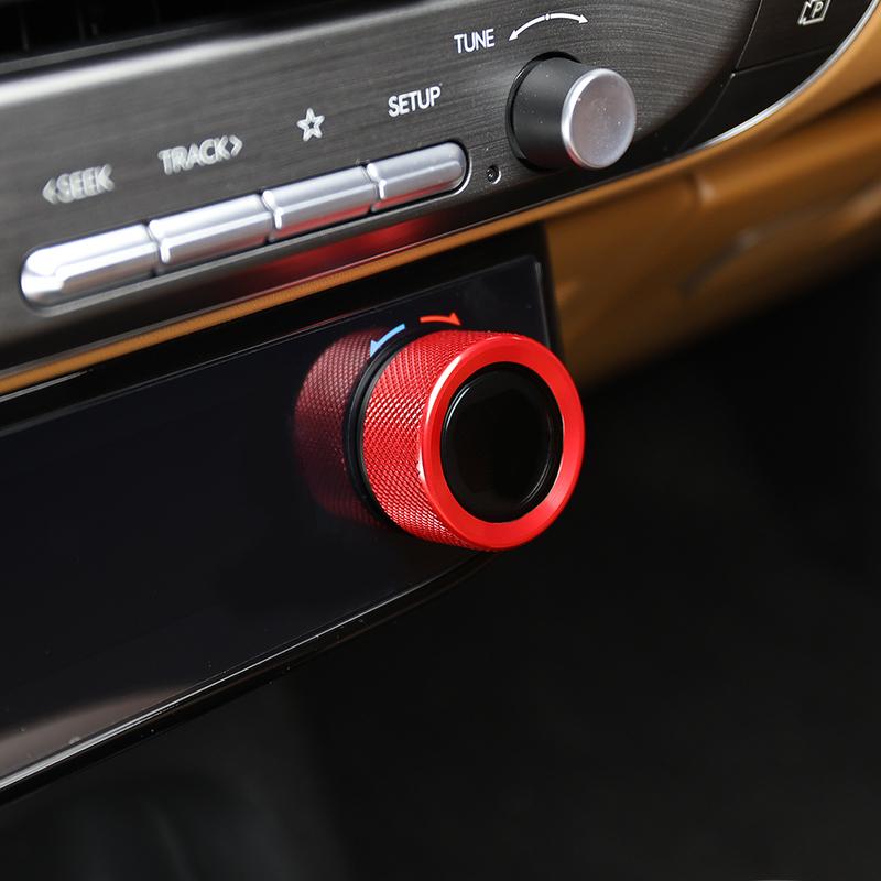 For Hyundai Palisade LX3 2025 2026 Accessories One Pair Aluminum Red Blue Black Interior Air Conditional Konb Ring Trim Cover