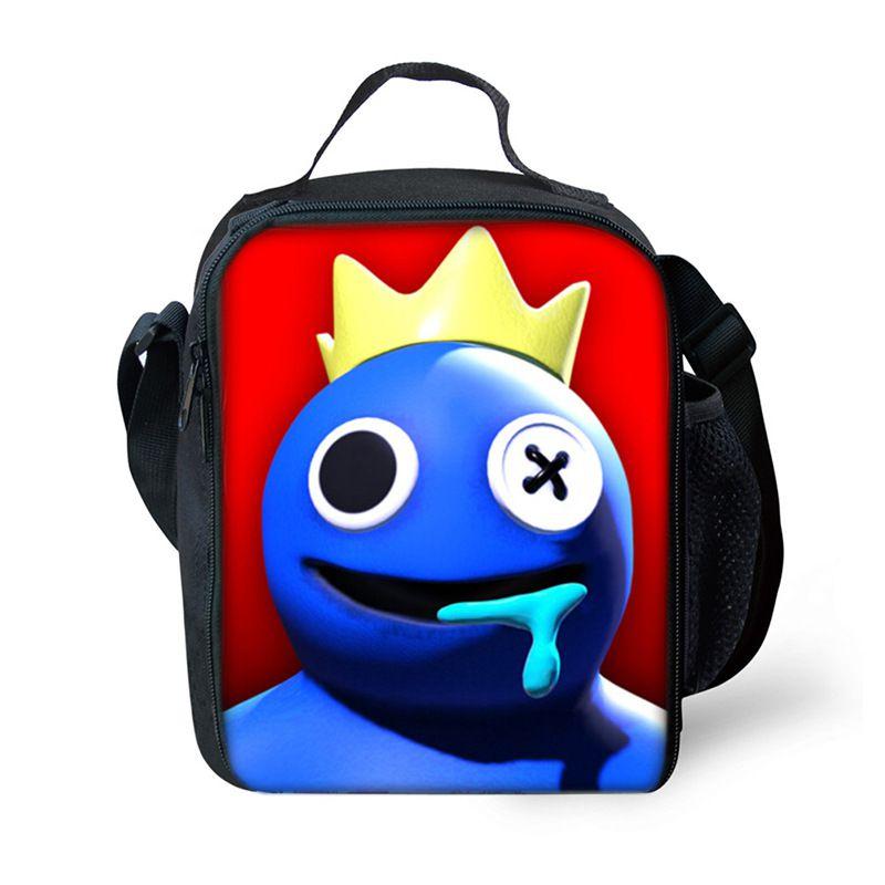 Roblox Rainbow Friends Insulated Lunch Bag For Kids Waterproof And Large Capacity