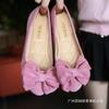 Doudou shoes ladyshoes spring and autumn shallow mouth large size maternity shoes soft sole work shoes flat sole single shoes