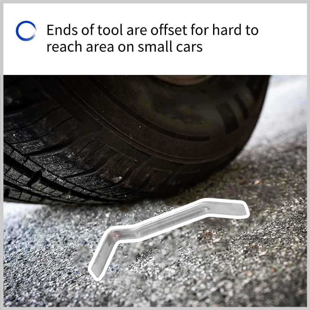 KIMISS Brake Adjusting Tool, Metal Offset Brake Spoon Professional Brake Adjusting Tool Auto Repair Tool Universal for Car