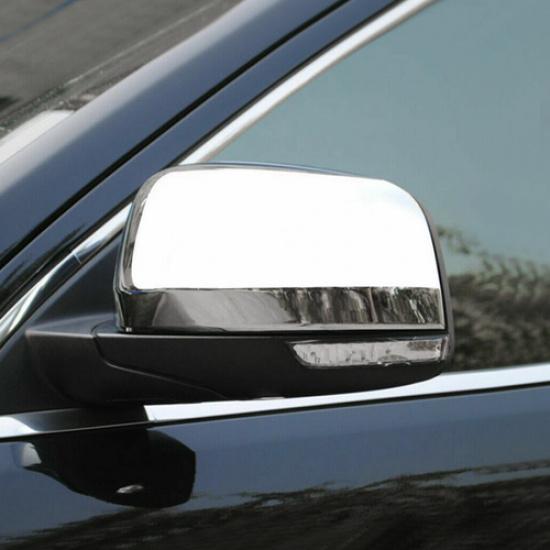 For Dodge Durango 2011-2026 ABS Chrome Rearview Side Mirror Cover Caps Trim 2PCS