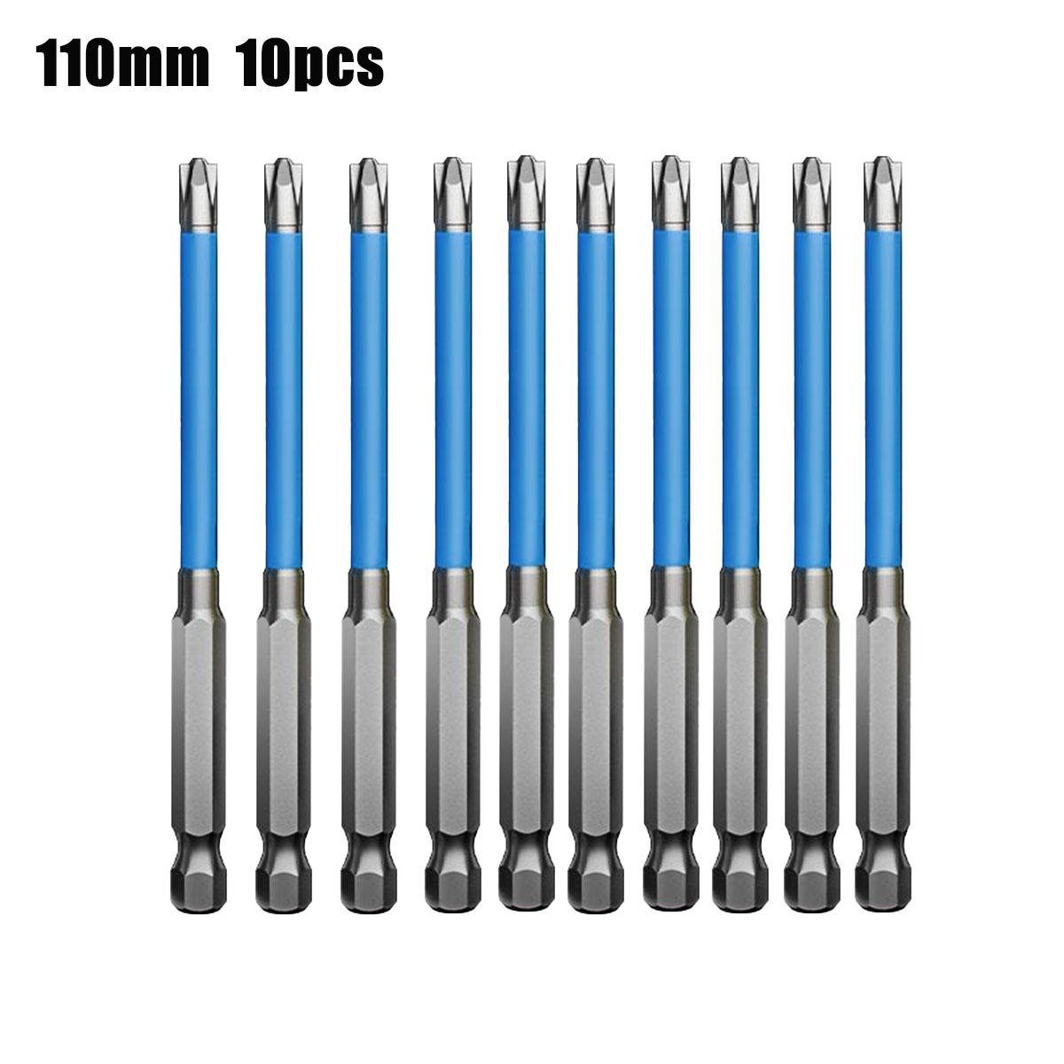 

Набор магнитных бит для отвертки, набор противоскользящих бит для отвертки, шестигранный хвостовик, стальные биты Phillips для крестообразной отвертки, смешанная длина