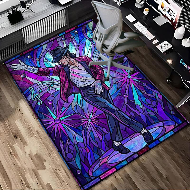Michael Jackson Living Room Nonslip Area Rug Soft Carpet For Bedroom Gameoom Playroom Sofa Office Home Decor Doormat