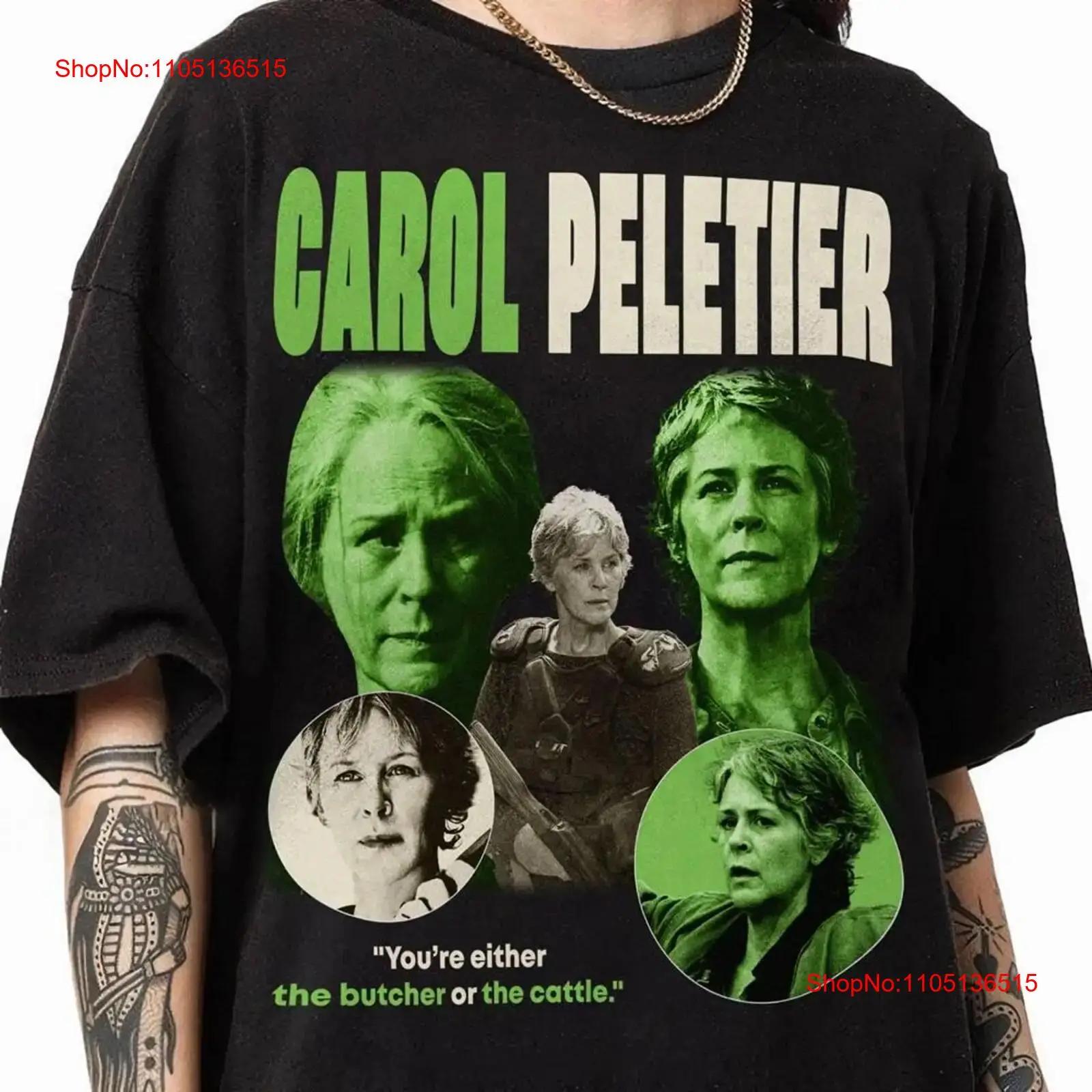 

Carol Peletier T Shirt Retro 90s The Walking Dead TWD Pelet vintage Washed designer clothes streetwear graphic Soft homme S разноцветный
