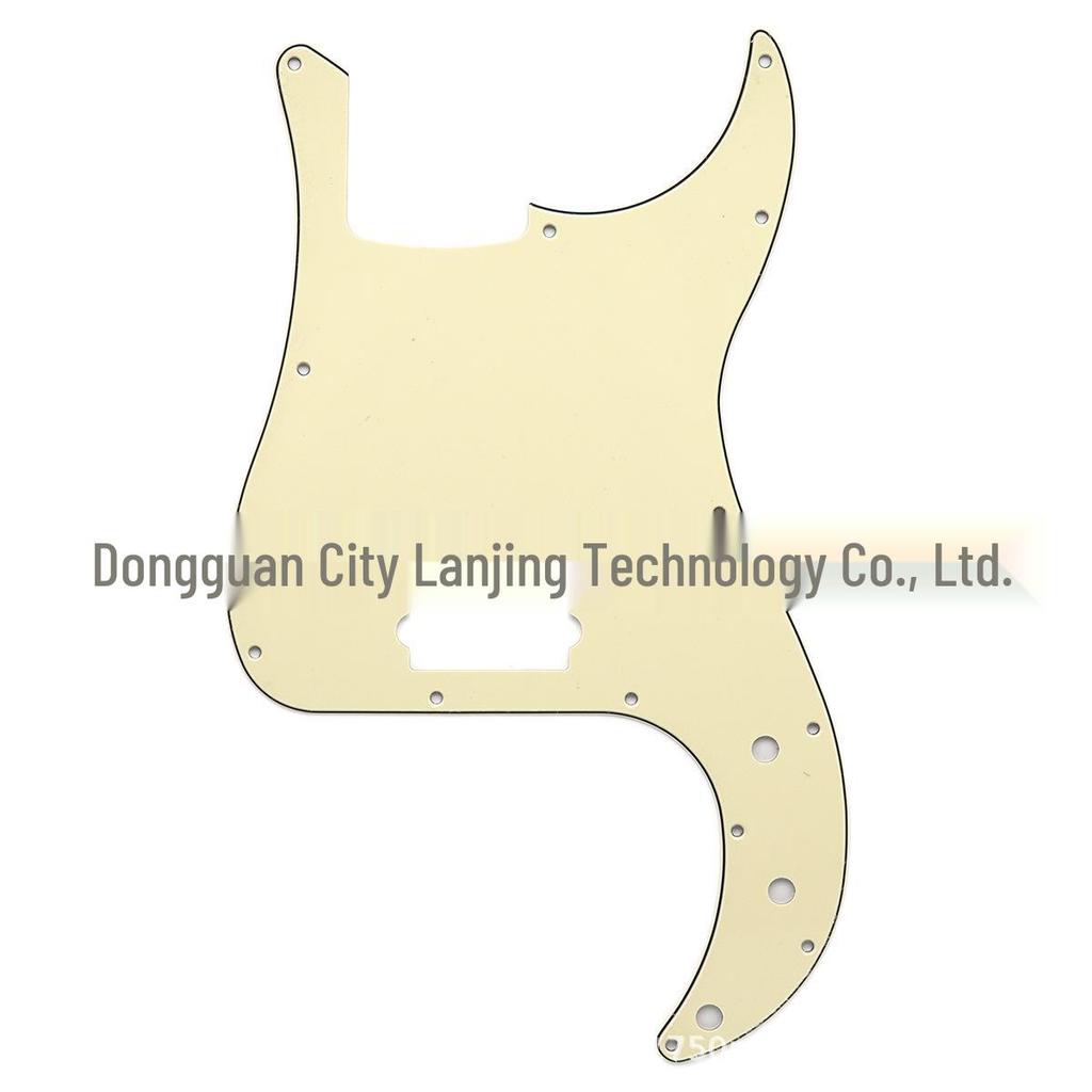 PB Bass Pickguard 13-Hole Front Cover Plate for Electric Bass - Protective Instrument Accessory