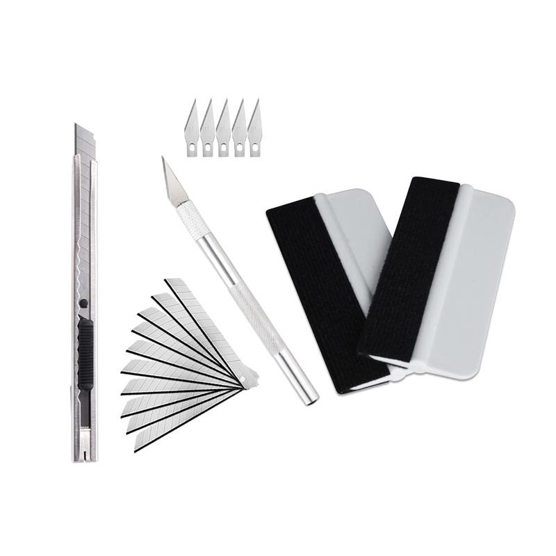 Car Vinyl Wrap Window Film Tint Application Kit with Squeegee for Wrapping Wallpaper Craft Car Accessories