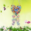 Acrylic Double Sided Flower Butterfly Diamond Painting Wind Chimes Wind Chimes DIY Diamond Kits DIY Rhinestones Wind Chime Kit