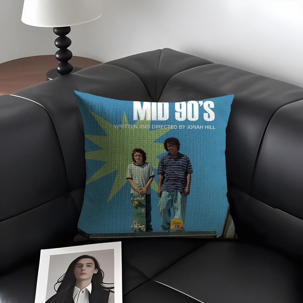 Classic Movie MMid 90S Cushion Cover Natural Linen Organic Fabric DoubleSided Printing Sofa Home Decor Gift Pillow Case
