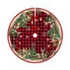 Cartoon Print Christmas Tree Skirt Festive Decorations
