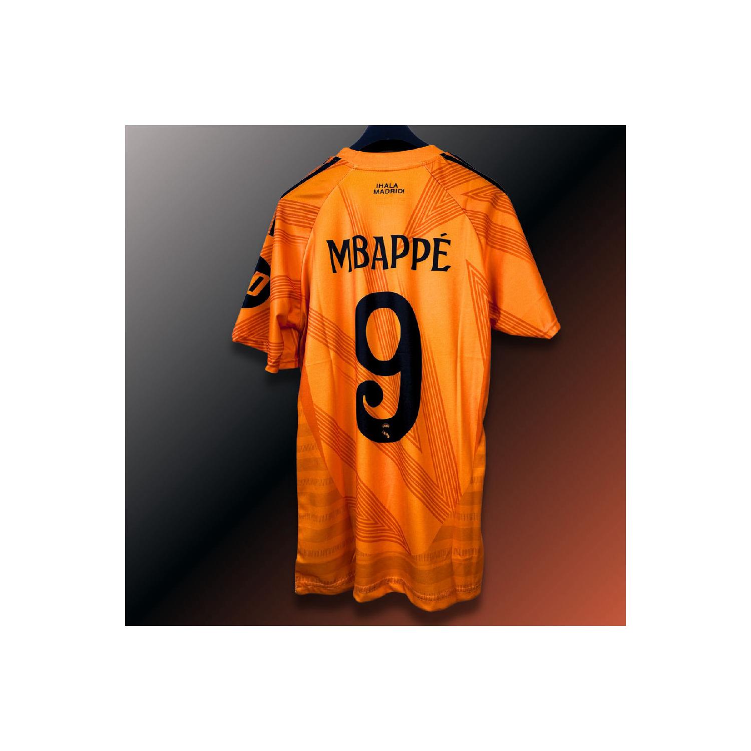 

Футболка для взрослых Mbappe Madrid 24/25 оранжевая S чистый