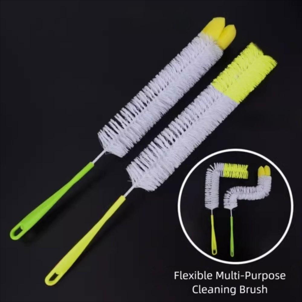 2pcs Nylon Bristles Water Bottle Brush All-Round Cleaning Brush New Long Handle Brush  Kitchen