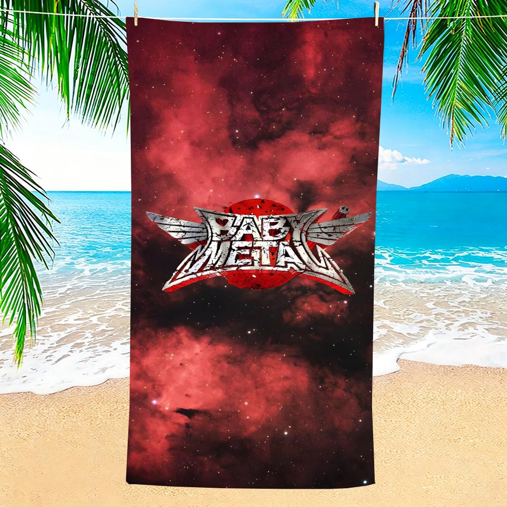 Band BABYMETAL Towel Towel Soft Pool Gift For Travel Gym Shower Camping Quick Dry Sports Large Beach Towels