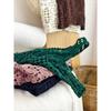 DIMANAF 2026 T-Shirt Women Knitting Lace Vest O-Neck Hollow Summer Style Basic Tops Tees Loose Clothing