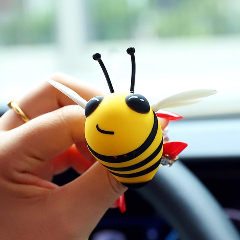 Auto Lüftungsschlitz Clip Anhänger, Bienen Auto Diffusor Lüftungsschlitz Clip, Öl Diffusor Lüftungsschlitz Clip, Auto Lufterfrischer für Frauen Autostyling