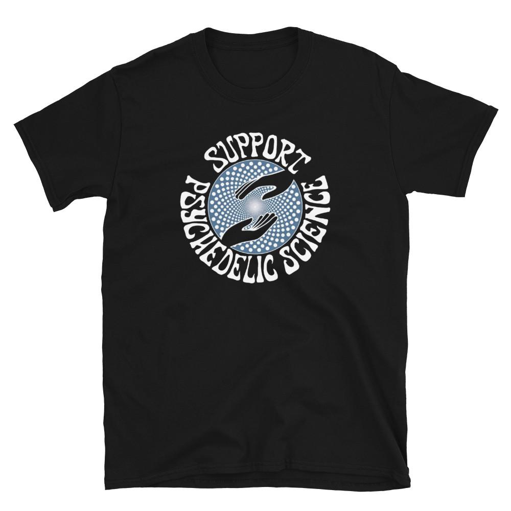 SUPPORT PSYCHEDELIC SCIENCE, PRINTED T-SHIRT Unisex T-Shirt