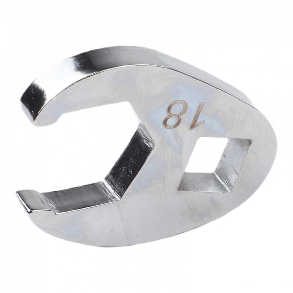 Broad Compatibility Crowfoot Wrench Set Open End Spanner Clear Size Markings