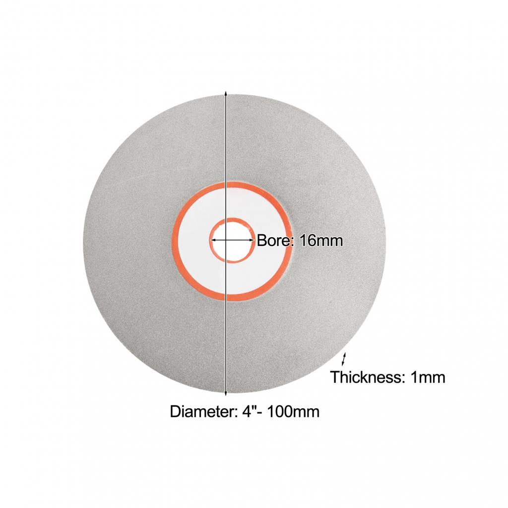 Long lasting Diamond Coated Flat Lap Wheel for Lapidary Polishing and Grinding