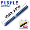 30x100cm Auto Styling Headlight Blackout Film PPF Vehicle Junior Taillights Translucent Lights Vinyl Film Color Change Stickers