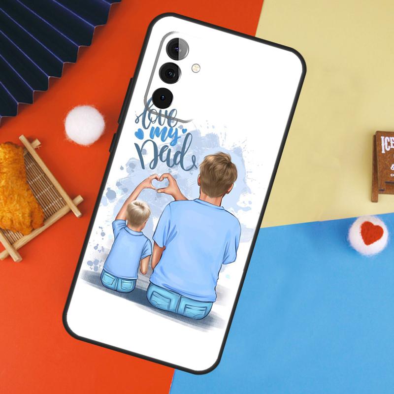 Baby Mom Daughter Girl Son Dad Case For Samsung Galaxy A54 A34 A14 A55 A35 A33 A53 A13 A23 A17 A06 A16 A56 A36 A52 A32 A15