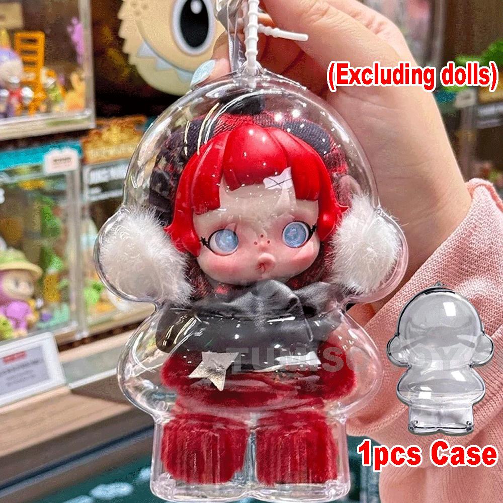 

Transparent Protective Case For Skull Panda Doll Storage Box Anti Dust Clear Accessories NEW Play Entertaining Safe Kid Friendly Fun No doll