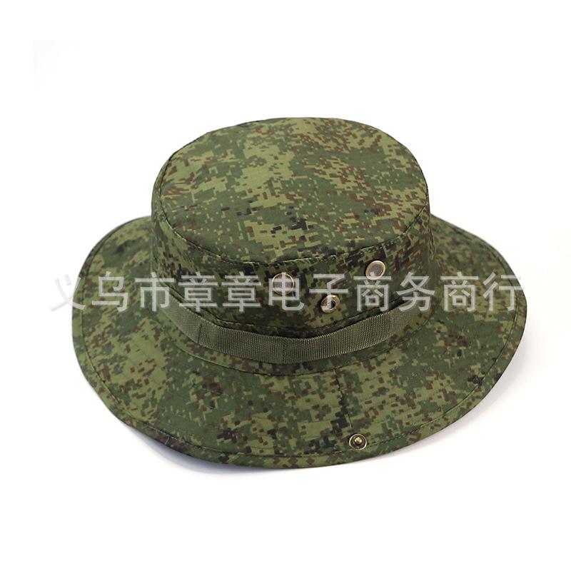 Military fan round-brimmed hat, outdoor hat, python pattern hat, camouflage hat, hiking sun hat
