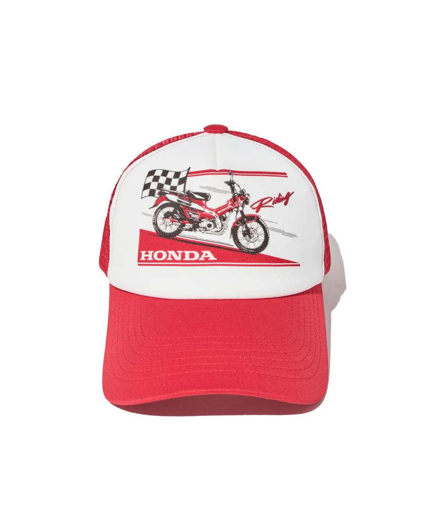 PHYPS MOTORCYCLE Honda Anime Ct 125 Mesh Cap_Red