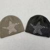 ins striped wool hat women's autumn and winter fashion versatile warm knitted hat big head circumference pullover cold hat men