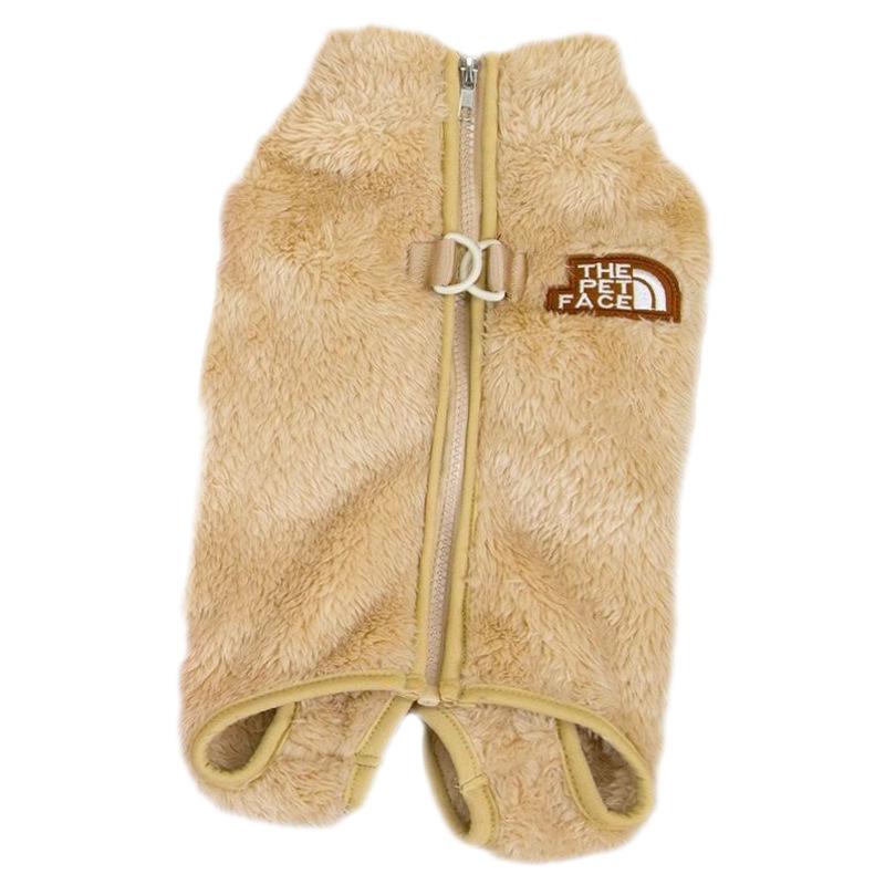 Pet Small Medium Dog Dog Clothes Autumn and Winter Warm Four-legged Flannel