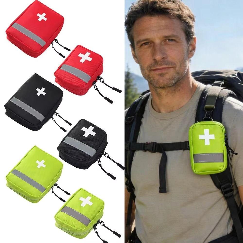 Portapillole Vuoto da Viaggio Organizzatore Custodia Impermeabile per Pillole Borsa di Emergenza Uso Domestico