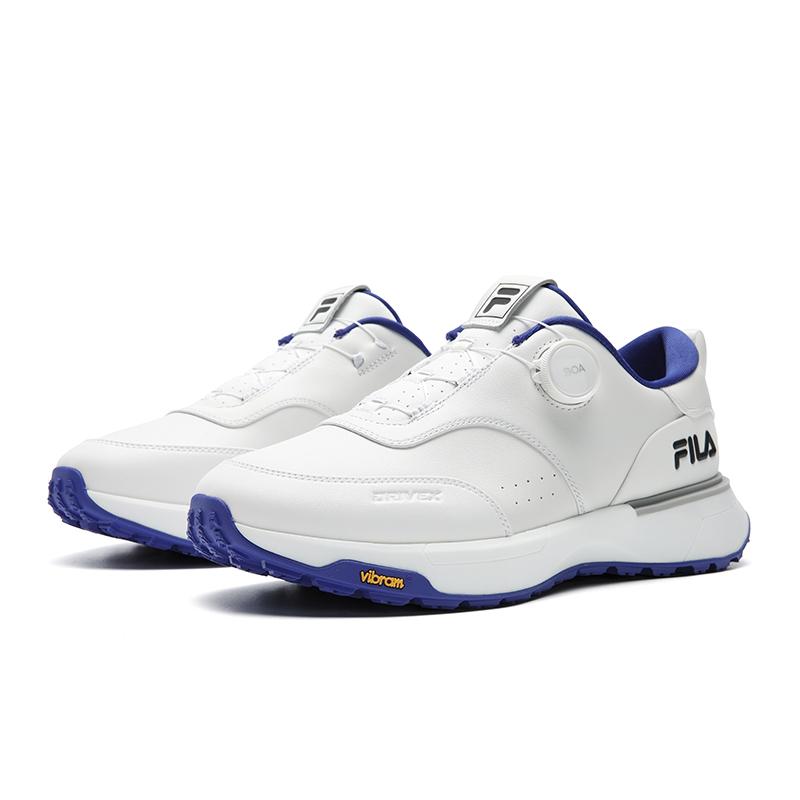 Fila Gf Drivex Sports Golf Shoes Men Sneakers White Blue A12M541707FBL