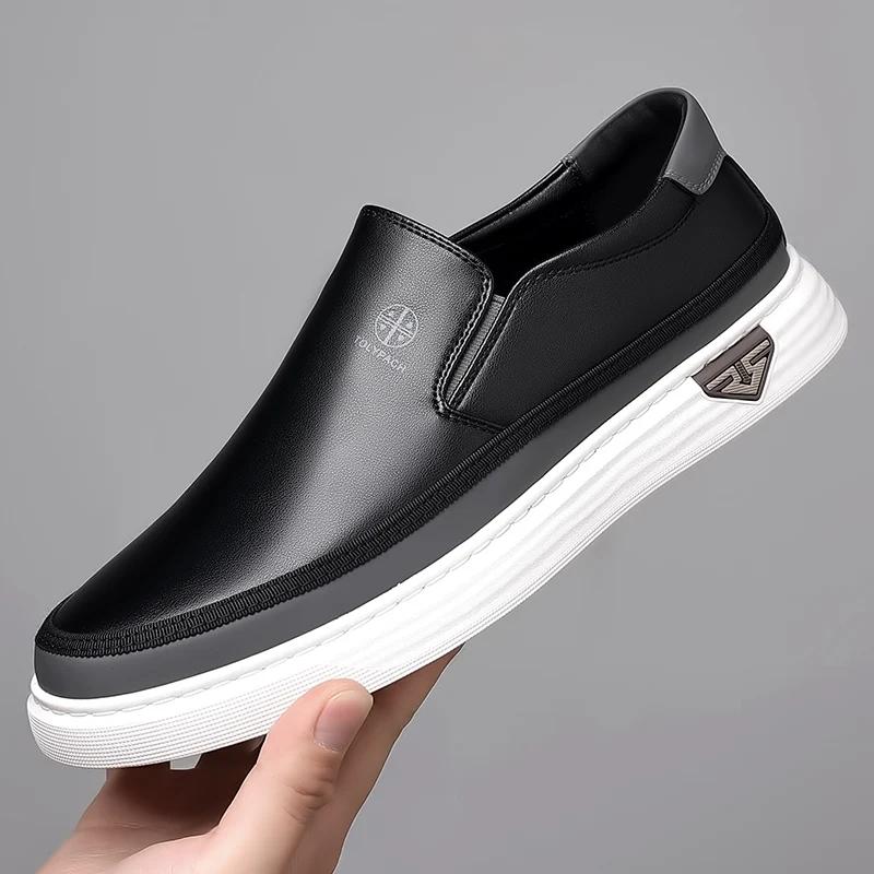 Fashion Men All-match Loafers 2024 New Driving Shoes Mens All-match Sneakers Summer Lightweight Man Stylish Flats Breathable Men Shoes