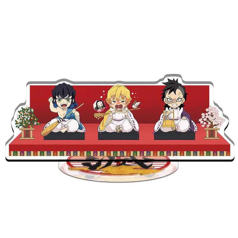 Anime Peripherals Fandom Sword Forging Village Chapter Acrylic Stand Toy Table Decoration Doll Pvc Male and Female