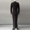 European and American Studded Bandage Long Sleeve Evening Gown - Slim Fit Socialite Party Dress