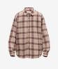 MINAV Flannel Over Check Shirt [Coral Beige]