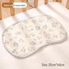 Baby Cloud Breathable Cotton Pillow - Infant Anti-Spit Design, 0-6 Months
