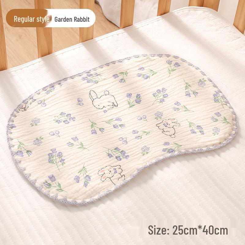 Baby Cloud Breathable Cotton Pillow - Infant Anti-Spit Design, 0-6 Months