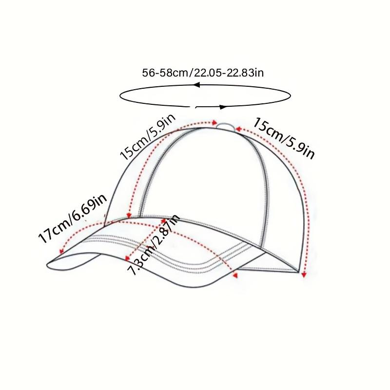 1Pc Of "Never Give Up" Inspirational Print Baseball Cap For Life, Street Fashion Outdoor Sports Baseball Cap Curved Brim