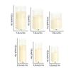 Realistic Flickering Electronic Candles with Remote Control Fake Candle Lights  Wedding Party