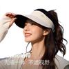 GOLOVEJOY Sun Protection Hat Open Top Summer Outdoor Sports Cycling Commuting Sunshade Wide Brim Foldable