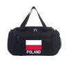 Dry Wet Separation Bags Multifunctional Fitness Training Bag Poland Flag Printed Wear-resistant Pockets Yoga Gym Basketball Bag