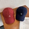 Casual Cotton Twill Embroidered Baseball Hat Sun Protection Cap With Curved Brim