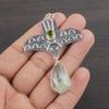 Natural Prehnite Gemstone 925 Sterling Silver Jewelry Designer Pendant 2.5" AJP-2318