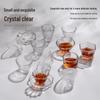 Zhaoran 60ml Hexagonal Striped Glass Tasting Cup