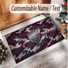 Tappeto in Velluto di Cristallo Personalizzato con Motivo Calcio Burnley Tappetino Antiscivolo per Pavimento